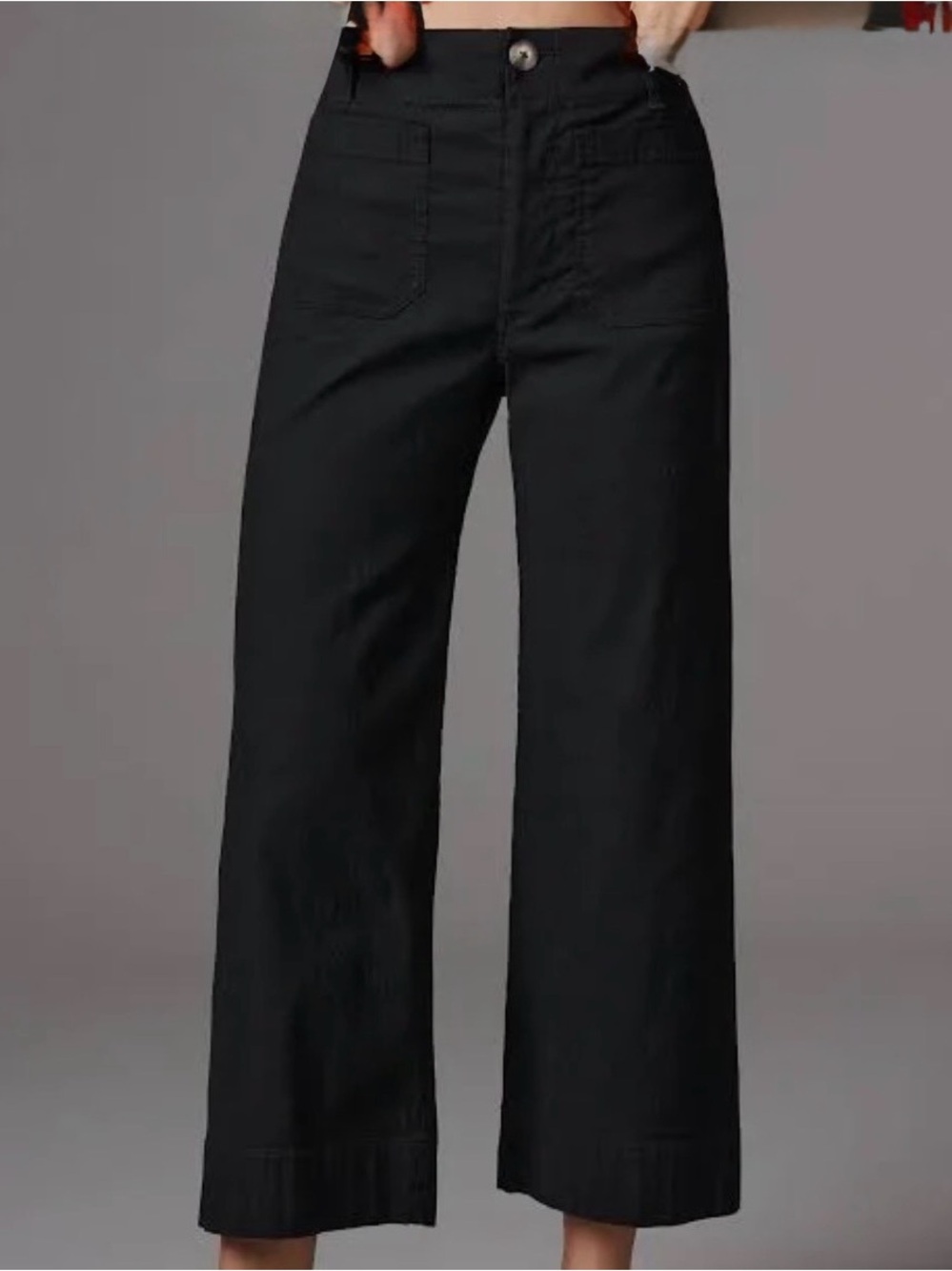 Anthropologie Maeve The Colette Crop High Rise Wide Leg Jeans - Picture 1 of 7
